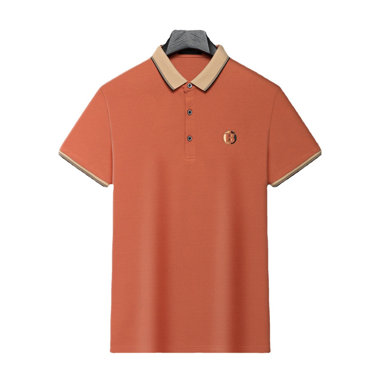 Summer new style pique mesh lapel T-shirt embroidery Polo | 1022 - Image 6