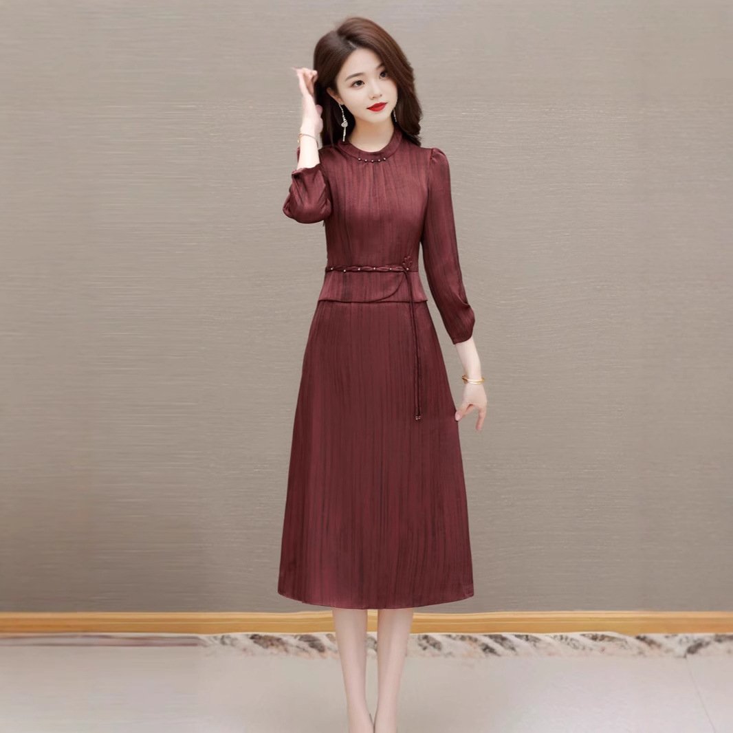 Silk mulberry silk dress women summer skirt | 1041 - Image 3