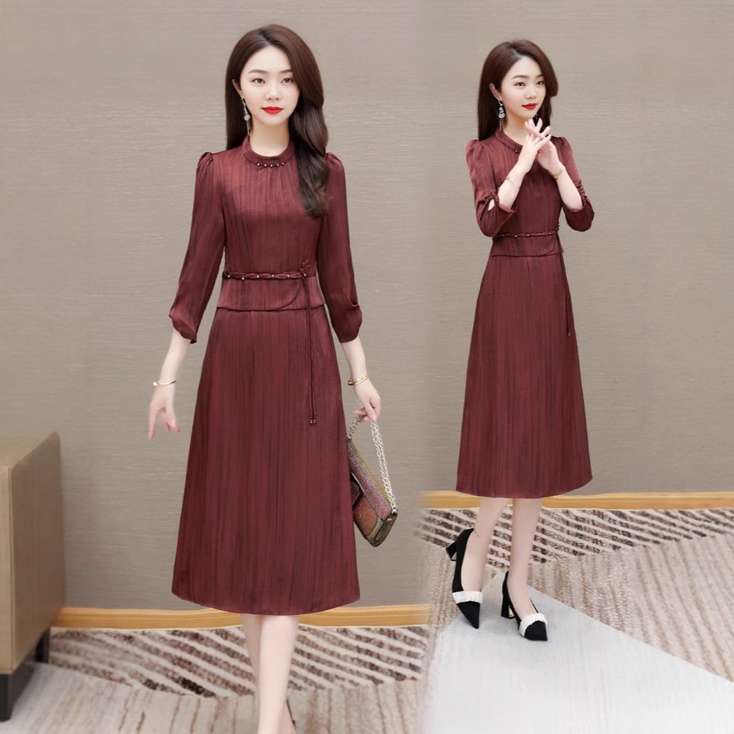 Silk mulberry silk dress women summer skirt | 1041 - Image 4