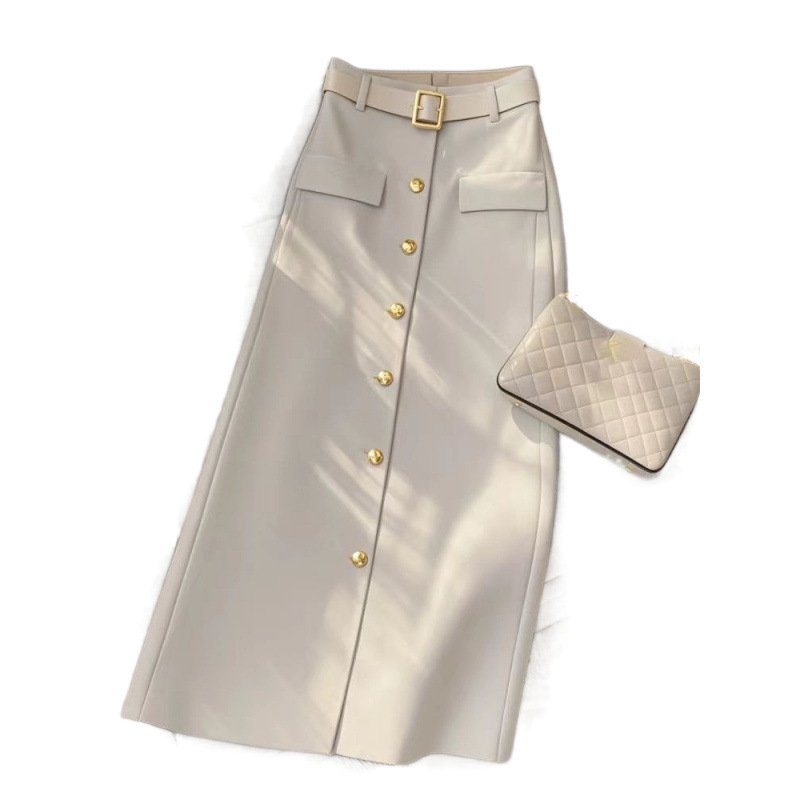 hot style high-end temperament pear-shaped figure long skirt autumn | 1042 - Image 5