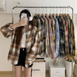 Korean style high-end design niche shirt women's autumn wear | 1030