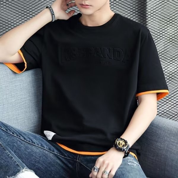 Men's short-sleeved T-shirt summer trend brand | 1086 - Image 4