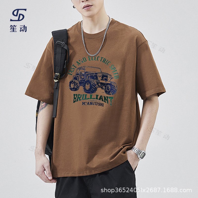 Japanese new cotton letter T-shirt | 8506