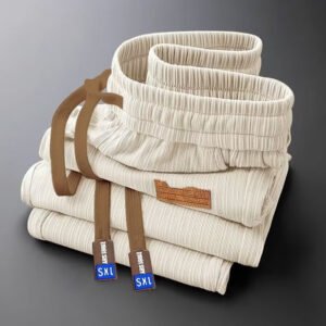 brand quick-drying loose wide-leg trousers high-end drapey suit pants men | 1116