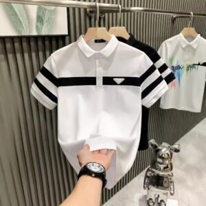 European goods Internet celebrity hot black and white striped | 1101