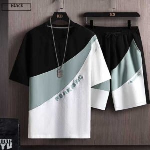 Summer suit short-sleeved T-shirt men's set | 1104