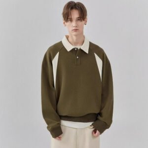 Korean version of polo shirt, men's t-shirt | 8513