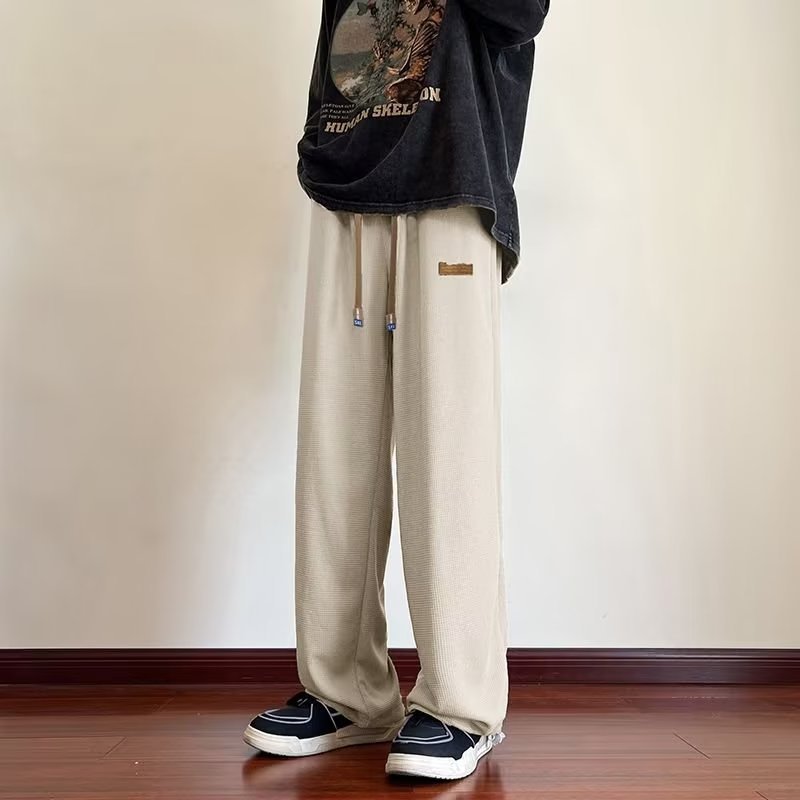 Drape pants men's autumn and winter wide-leg loose sports | 1112 - Image 4