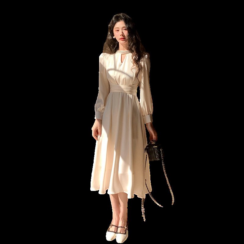 Thirteen Lines Quality Spring Long Sleeve Dress | 8029 - Image 2