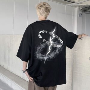 Japanese retro breathable short sleeve T-shirt | 8509