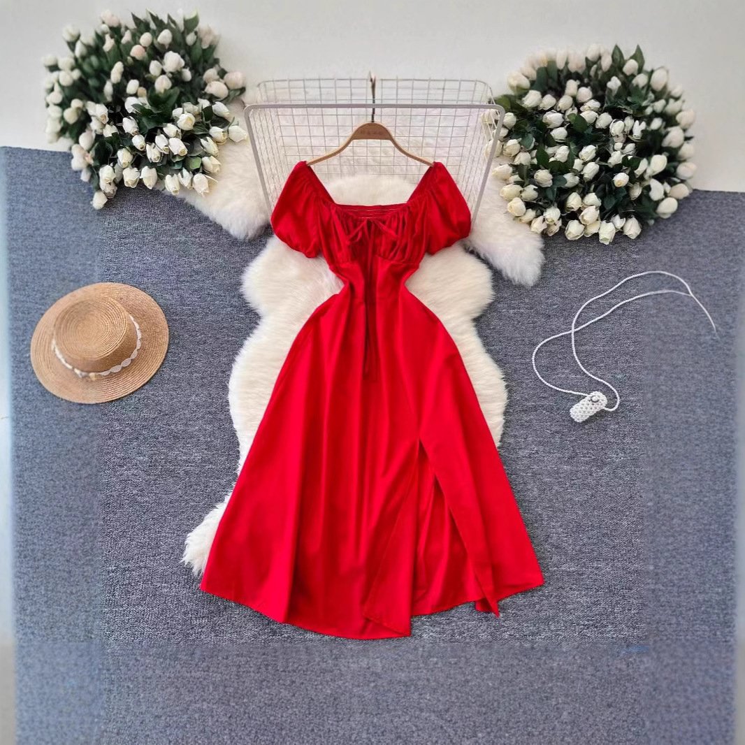 chiffon Korean fancy dress | 1138 - Image 3