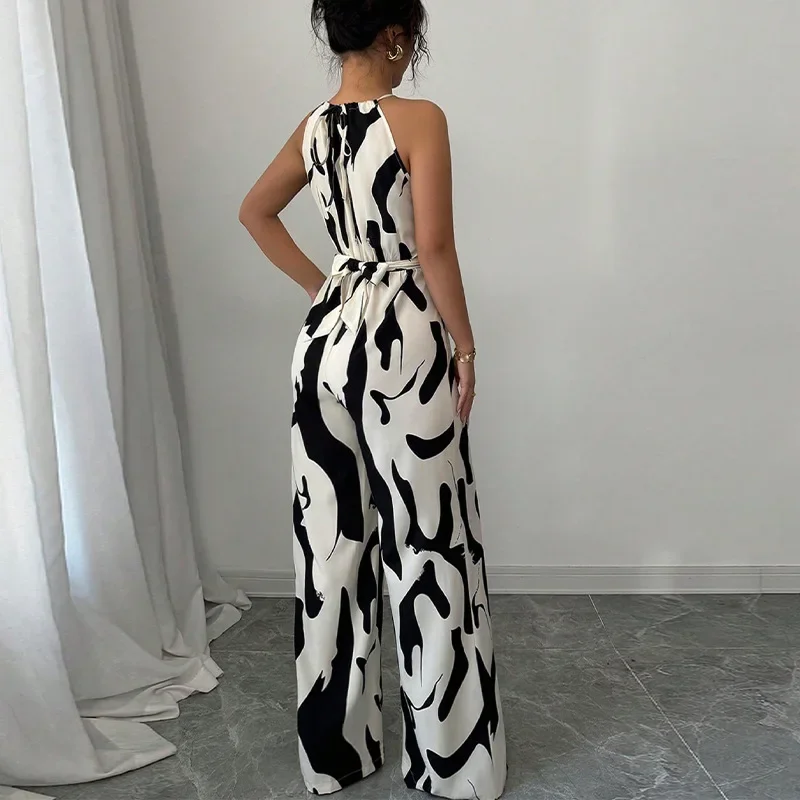 zebra print suspender jumpsuit | 1147 - Image 3