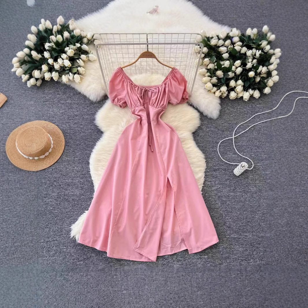 chiffon Korean fancy dress | 1138 - Image 2