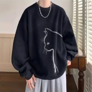 American casual loose long-sleeved pullover bottoming shirt | 1159