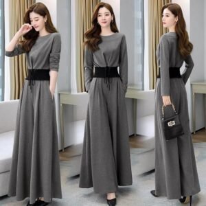 Two-piece Fashion Temperament Wide-leg Pants Set | 1203